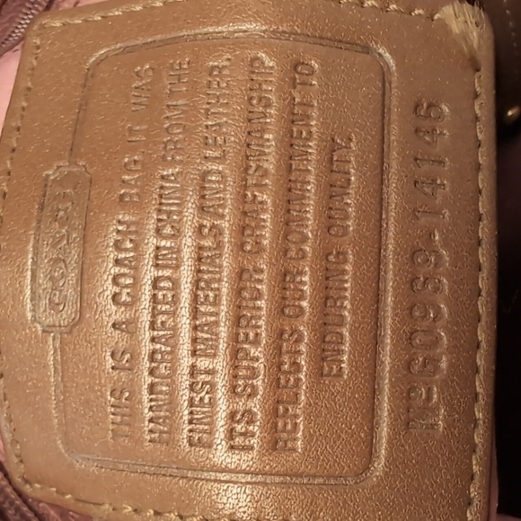 Coach Brooke 14146 Brown Canvas / leather with issues - Picture 5 of 11